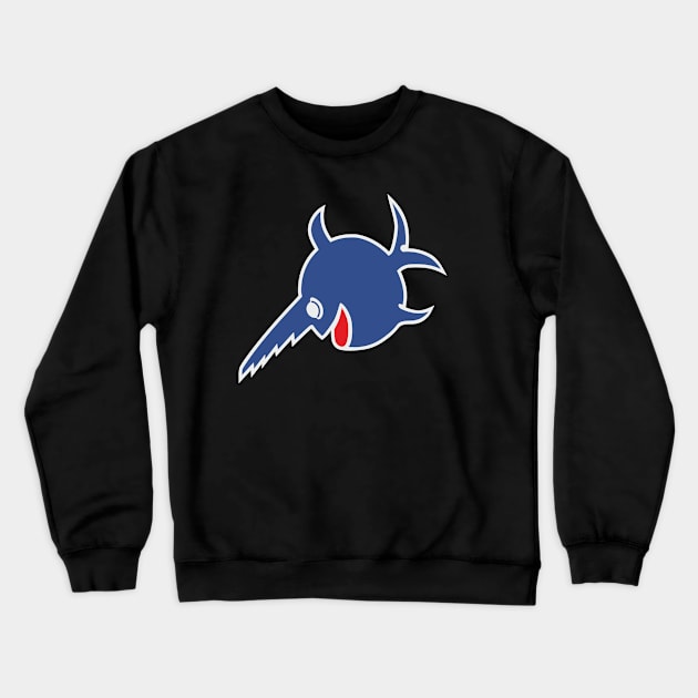 Fish saw sign on German submarines ww2. Blue version of the emblem Crewneck Sweatshirt by FAawRay